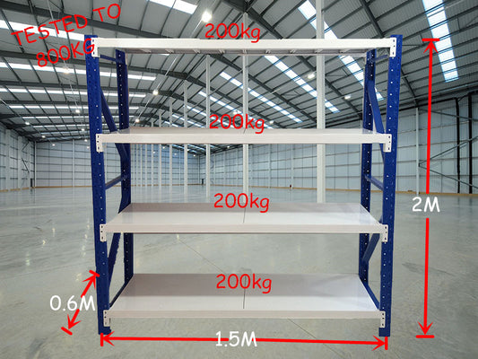 2m(H)x1.5m(W)x0.6m(D)