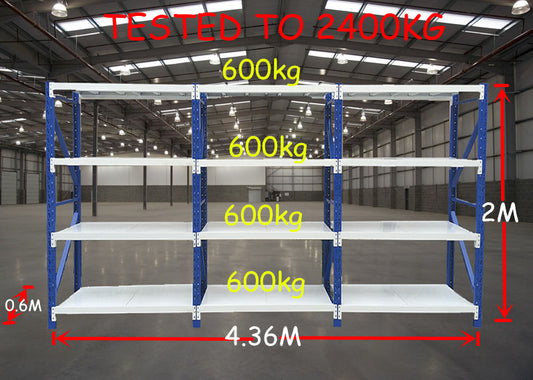 2m(H)x4.5m(W)x0.6m(D)